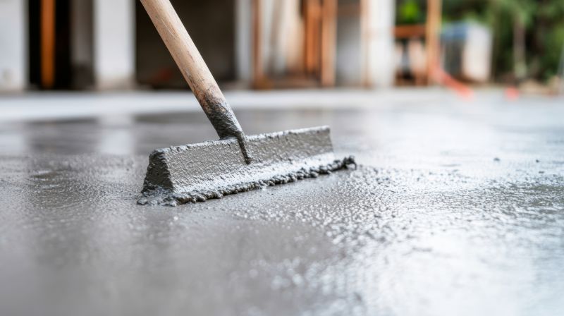 Cement Patio Repair detail